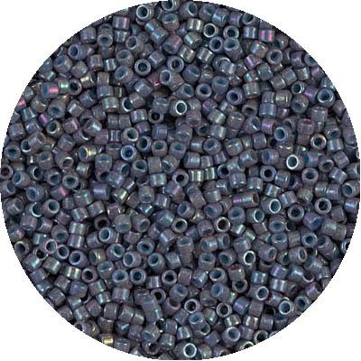 0132 Dark Grey AB 11/0 Miyuki Delica