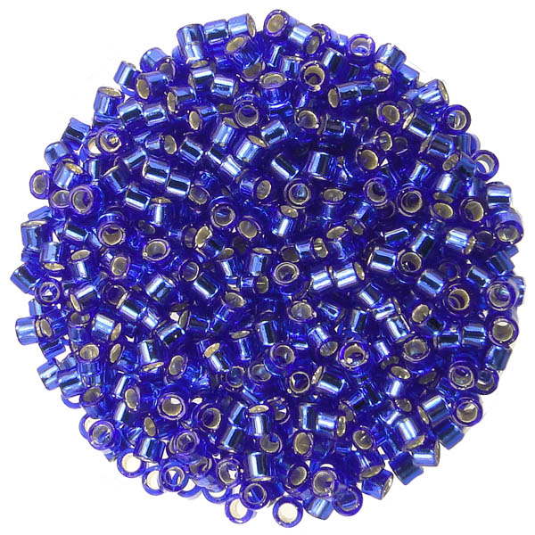 047 Silver Lined Sapphire 11/0 Miyuki Delica