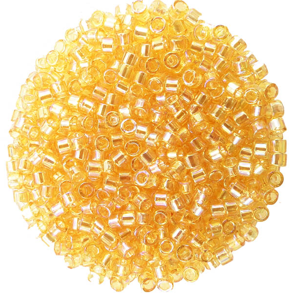 100 B Transparent Topaz AB 11/0 Miyuki Delica