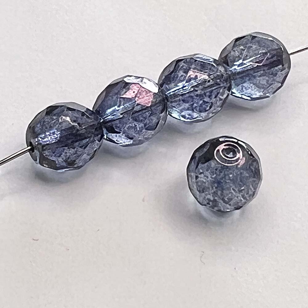 10MM Amethyst Lumi Fire Polish Ball