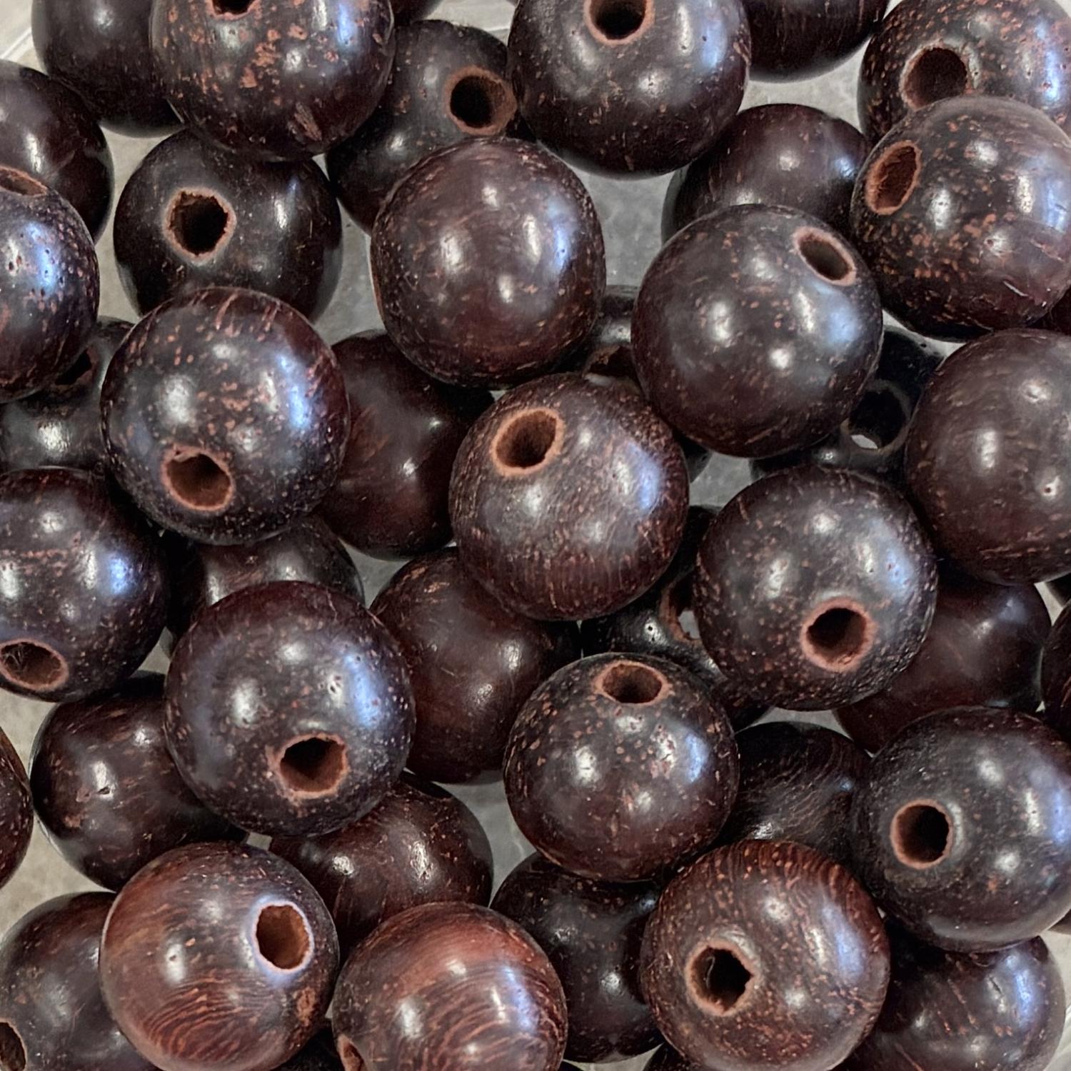 10MM Rose Wood Ball With 2MM Hole