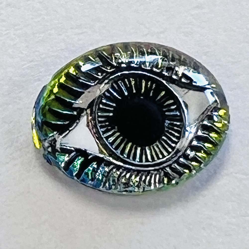 10x8MM Sahara Eye with Lashes foiled Cabachon