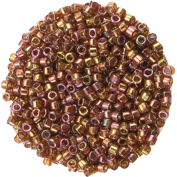 126 G Cinnamon Rainbow Gold Lustre 11/0 Miyuki Delica