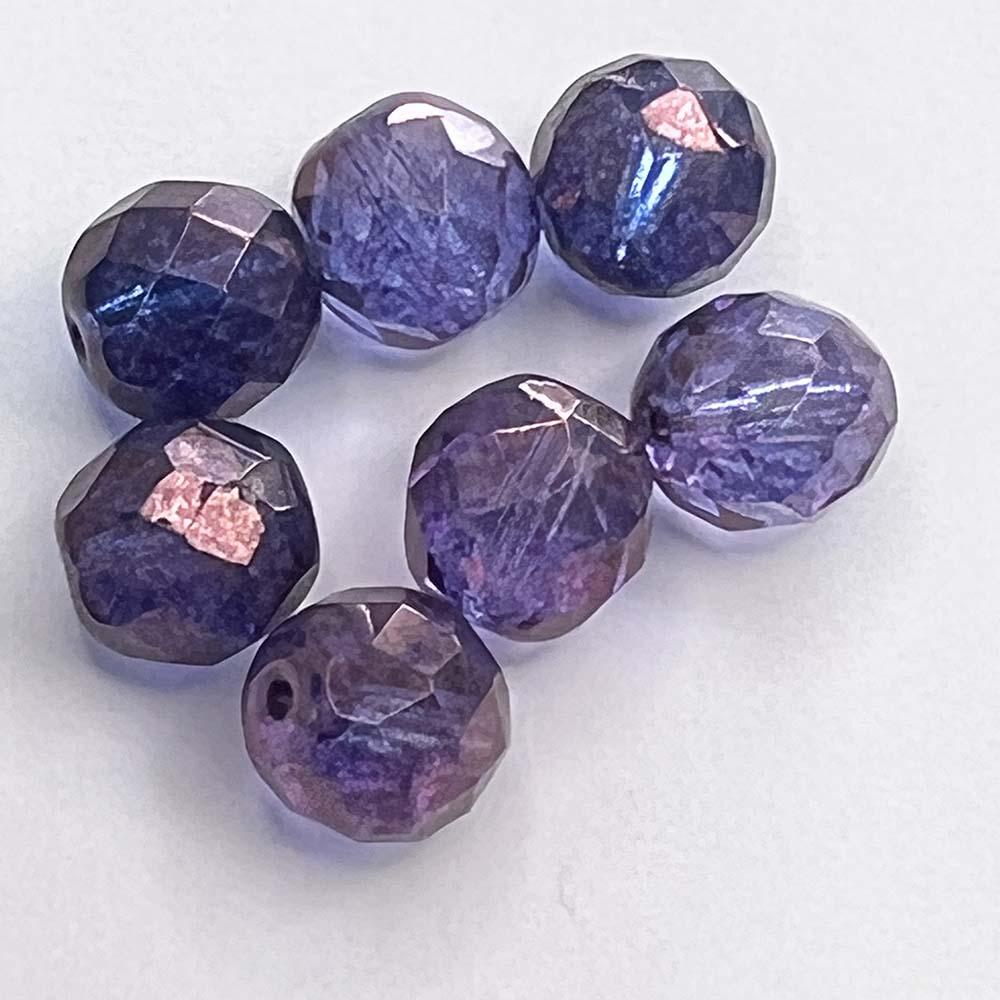 12MM Amethyst Lumi Fire Polish Ball