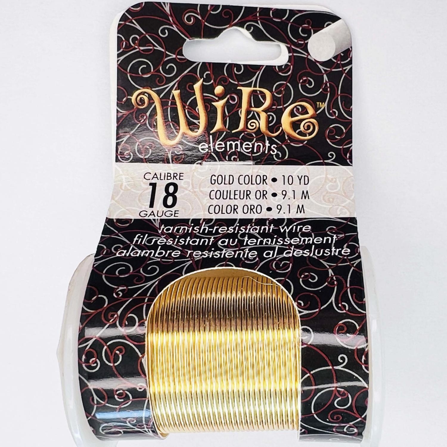 18 Gauge Gold Tarnish Resistant Wire