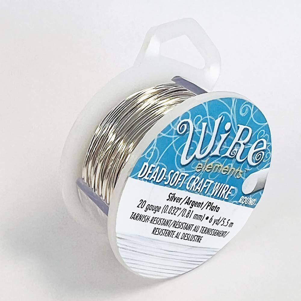 20 Guage Silver Non Tarnish Wire by The BeadSmith