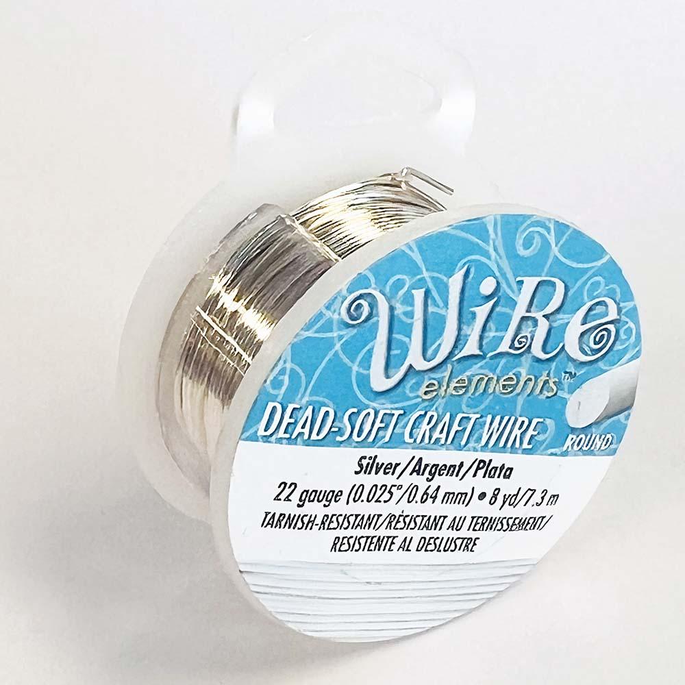 22 Guage Silver Non Tarnish Wire by The BeadSmith