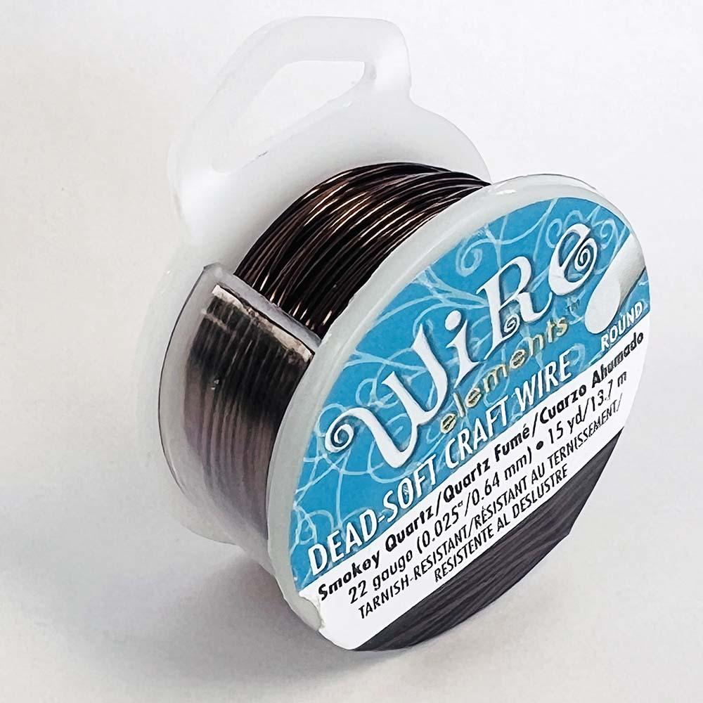22 Guage Smokey Quartz Craft Wire