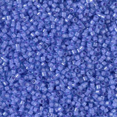 2388 Fancy Lined Lavender 11/0 Delica