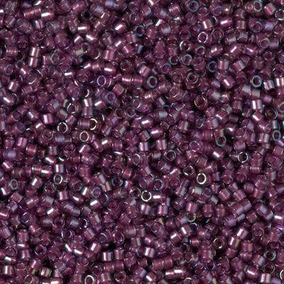 2390 Fancy Lined Old Rose 11/0 Delica