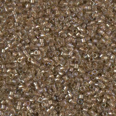 2396 Fancy Lined Champagne 11/0 Delica