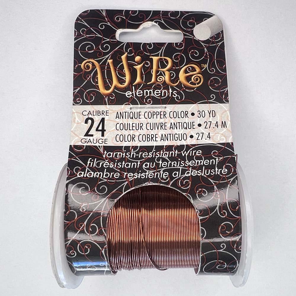 24 Gauge Antique Copper Tarnish Resistant Wire