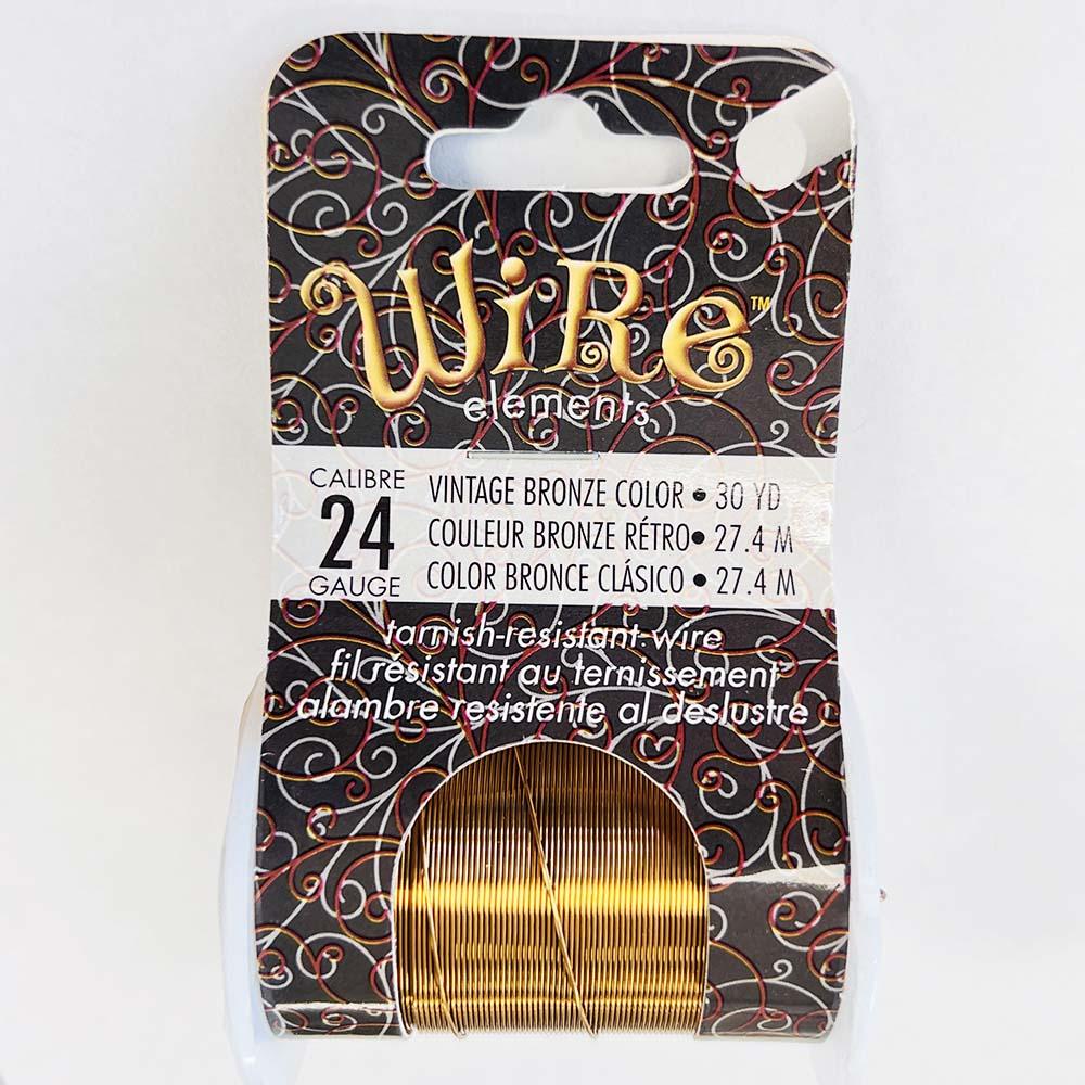 24 Gauge Vintage Bronze Tarnish Resistant Wire
