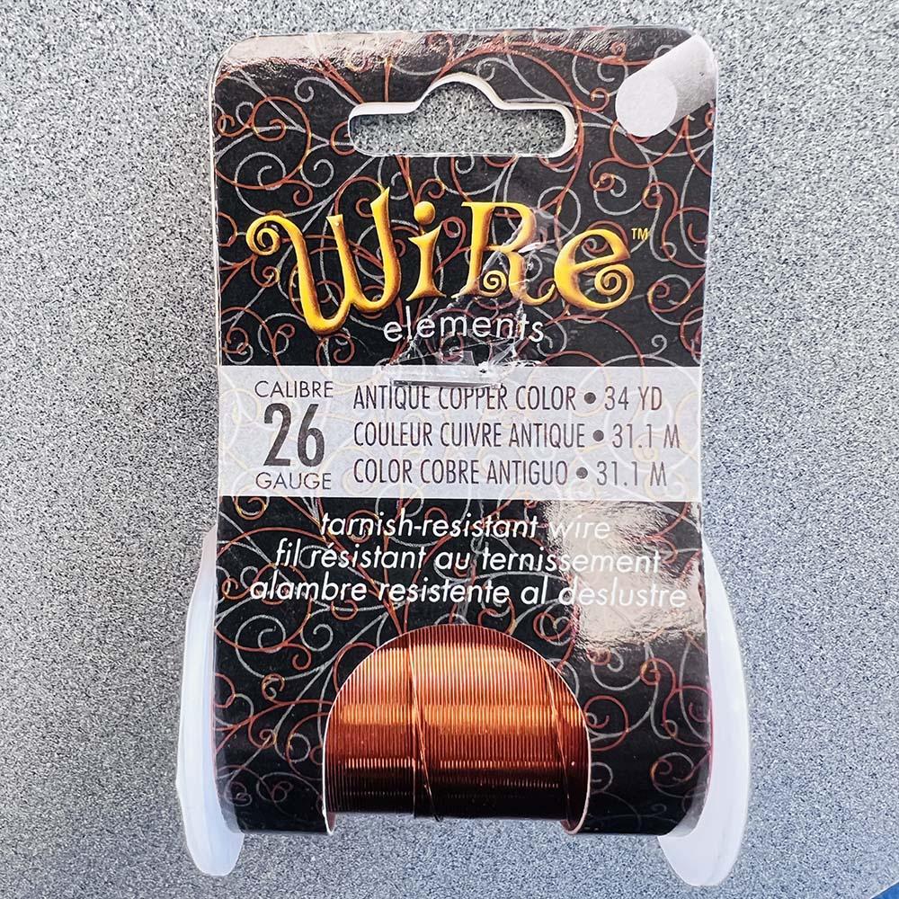 26 Gauge Antique Copper Tarnish Resistant Wire