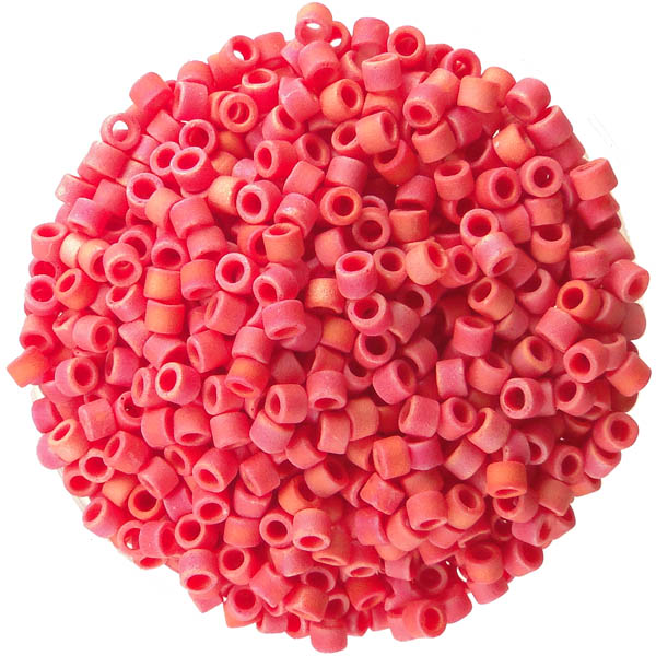 362 C Matte Metallic Red AB 11/0 Miyuki Delica