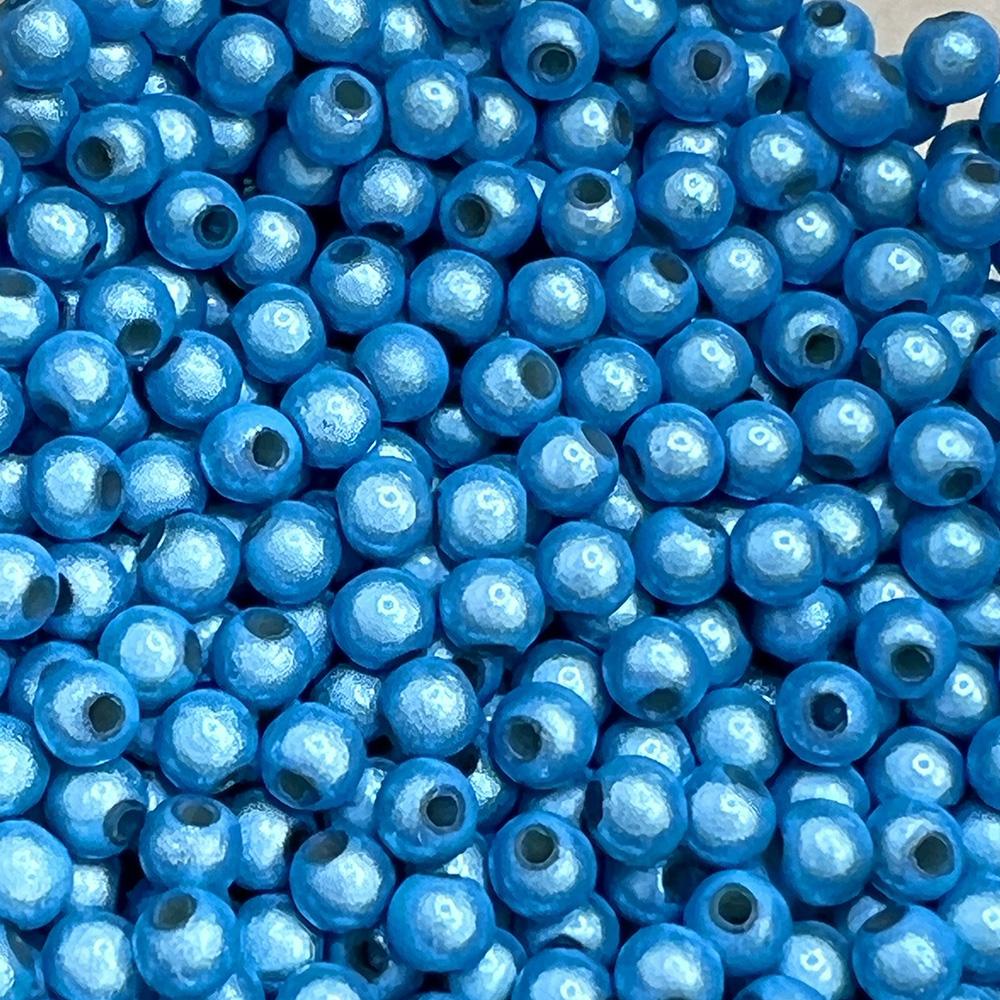 4MM Blue Turquoise Miracle Bead