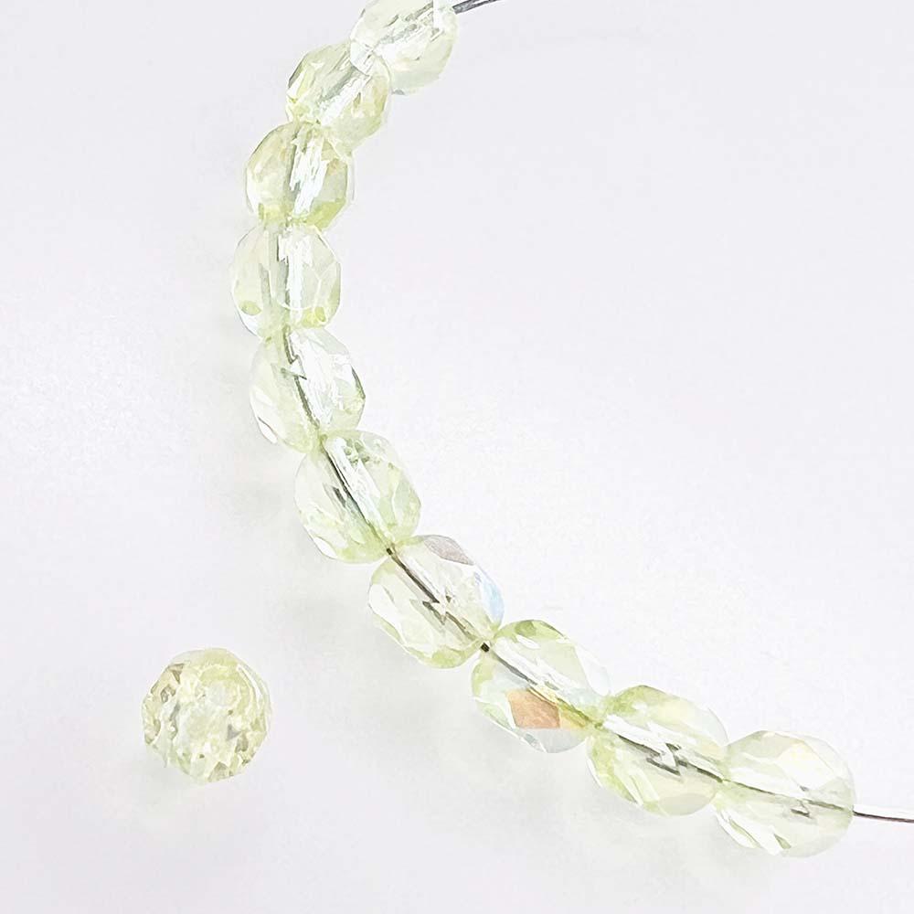 4MM Jonquil Ab Fire Polish Ball