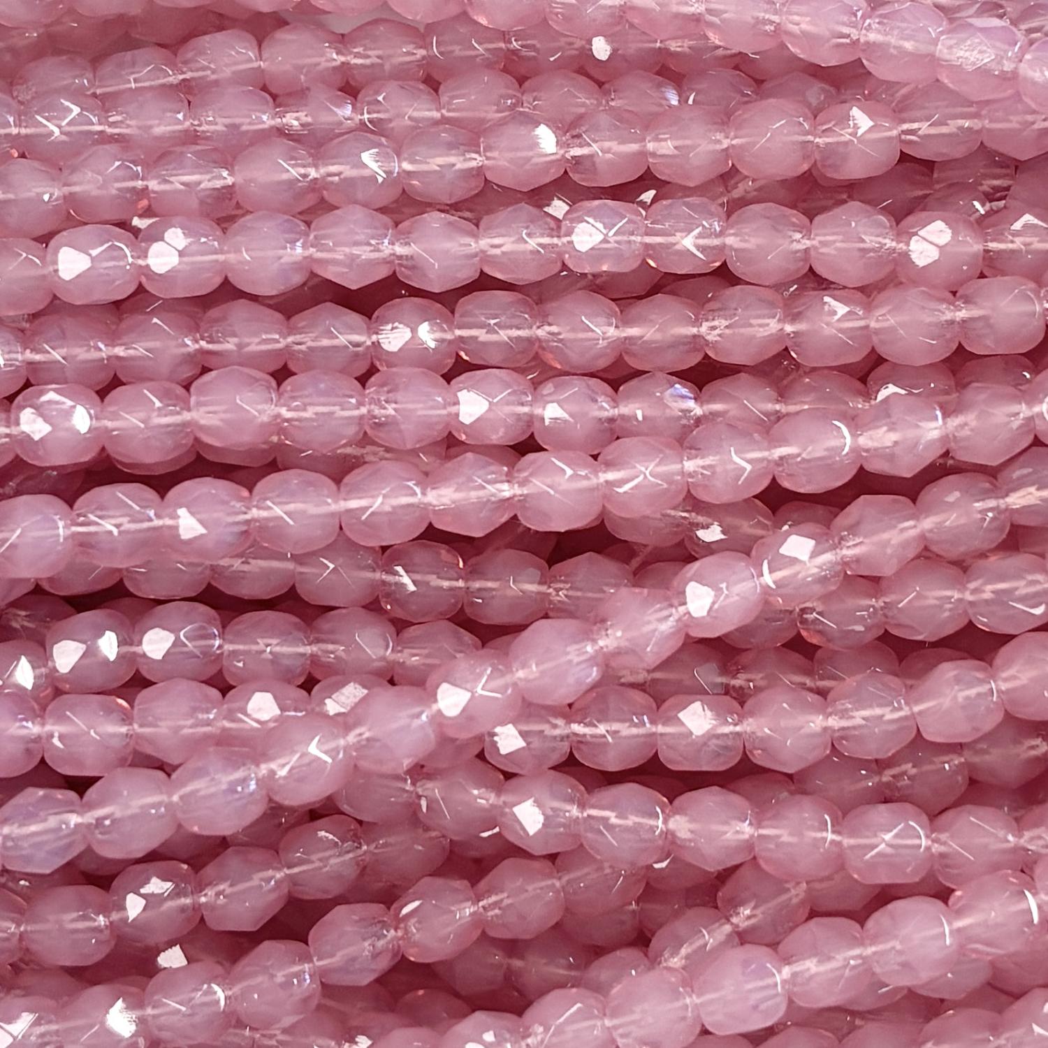 4MM Rose Opal Ball Fire Polish Ball