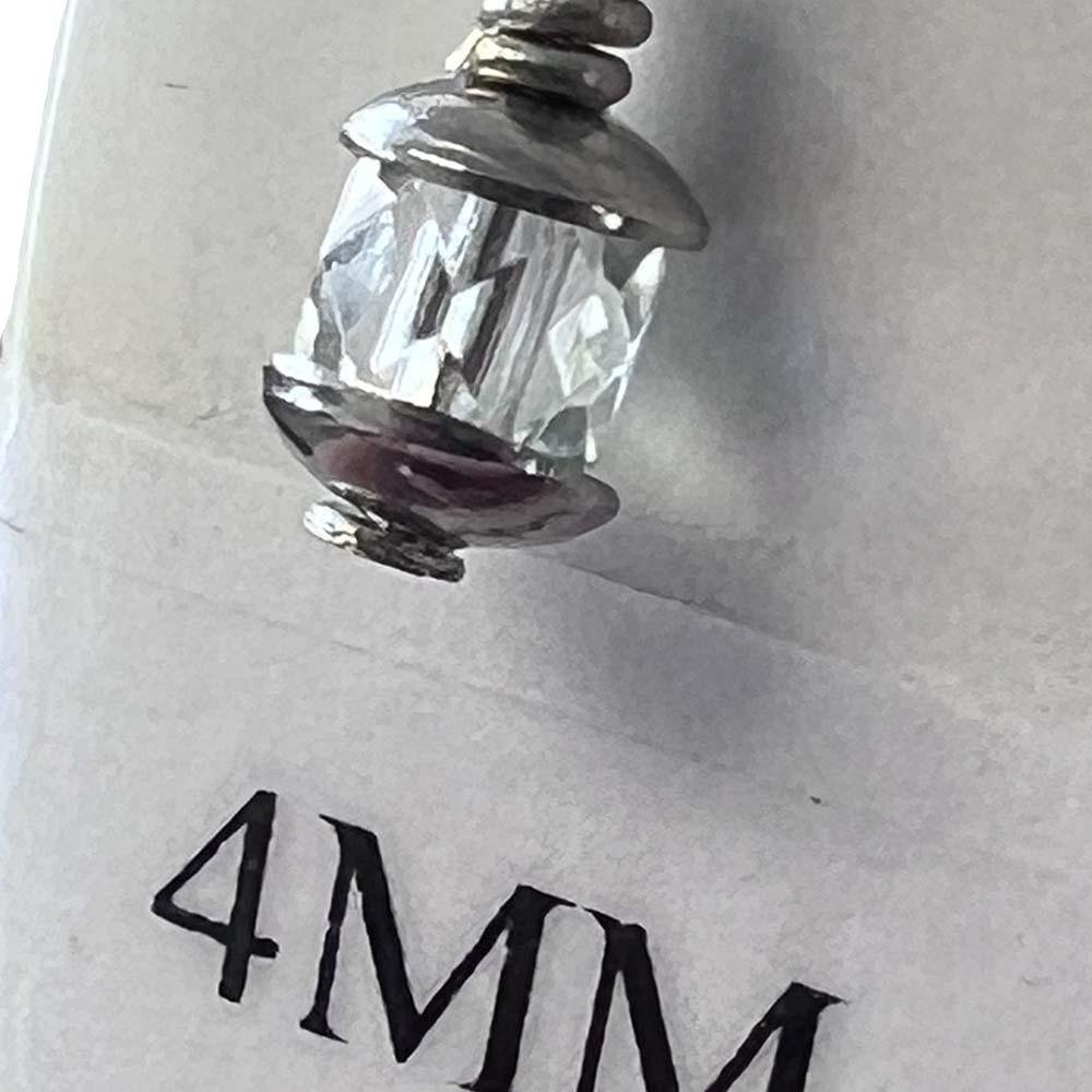 4MM Stainless Steel Bead Cap