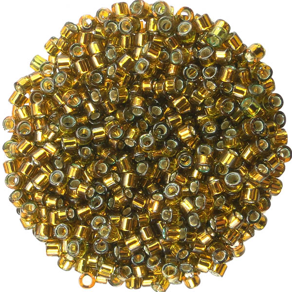 604 E Silver Lined Olive 11/0 Miyuki Delica