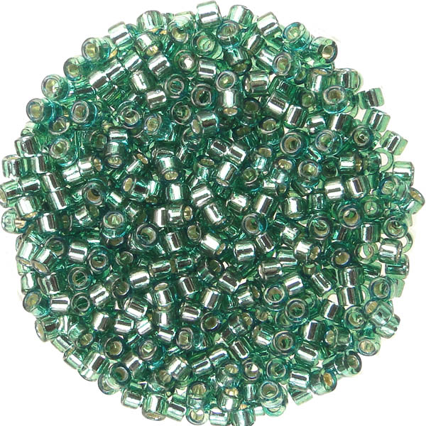 607 E Silver Lined Teal 11/0 Miyuki Delica