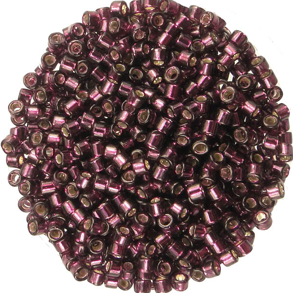 611 E Silver Lined Wine 11/0 Miyuki Delica