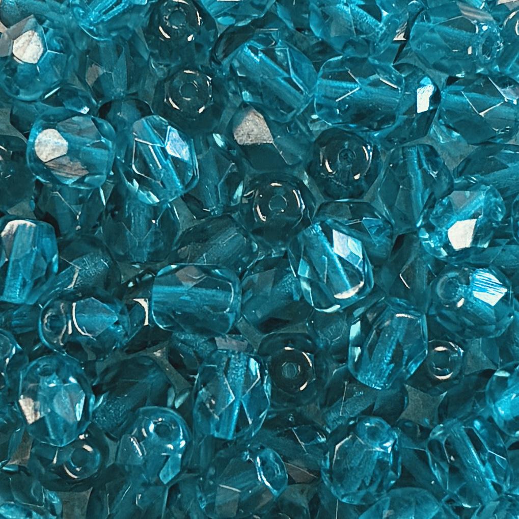 6MM Blue Zircon Fire Polish Ball