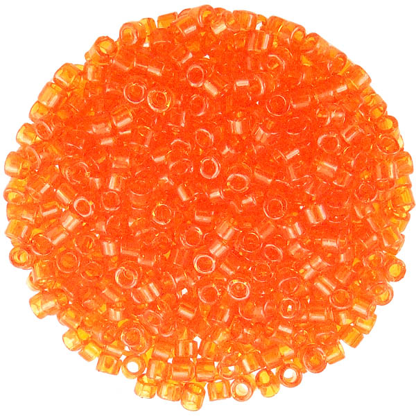 703 B Transparent Orange 11/0 Miyuki Delica