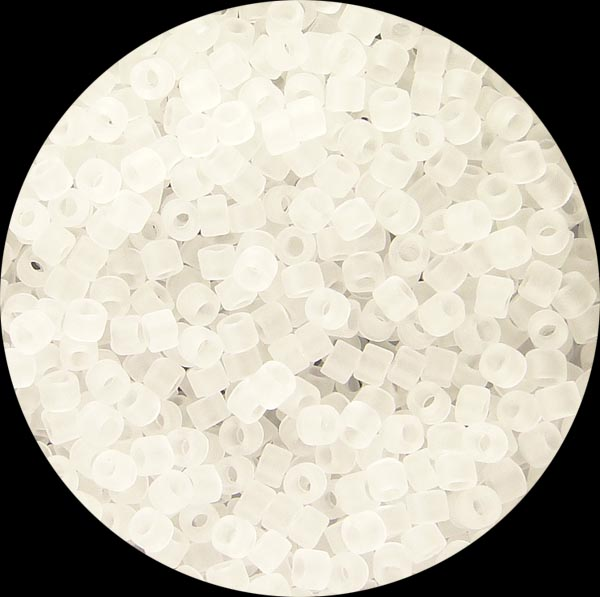 741 C Matte Transparent Crystal 11/0 Miyuki Delica