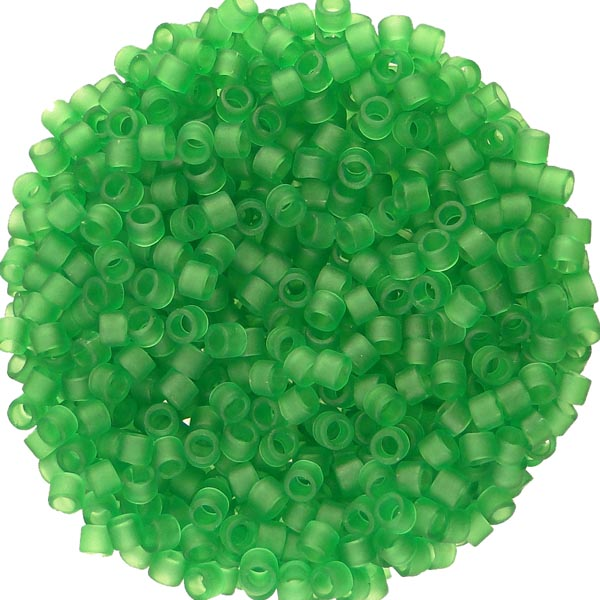 746 Matte Transparent Green 11/0 Miyuki Delica