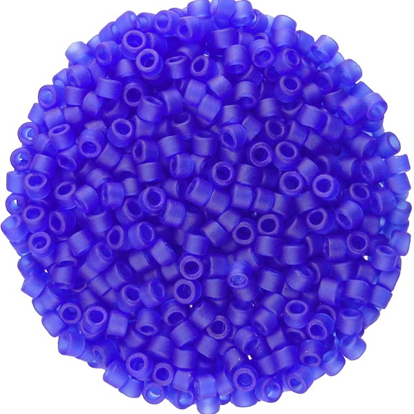 748 Matte Transparent Cobalt 11/0 Miyuki Delica