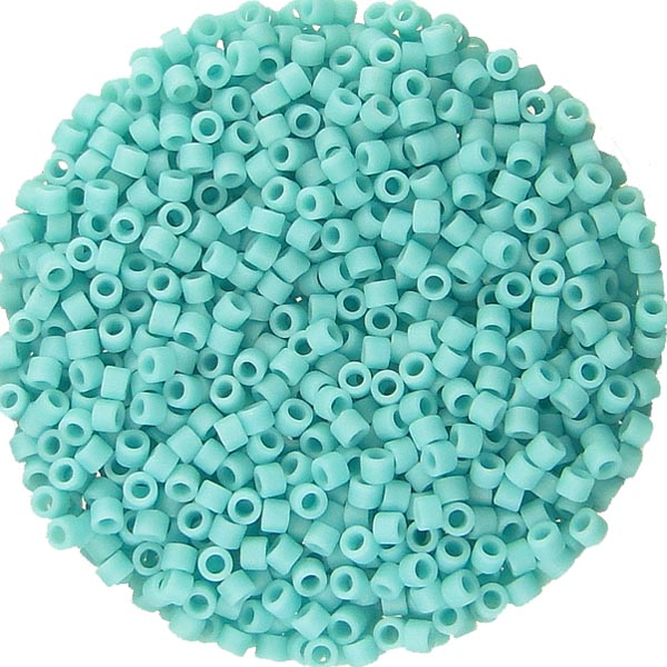 759 Matte Opaque Green Turquoise 11/0 Miyuki Delica
