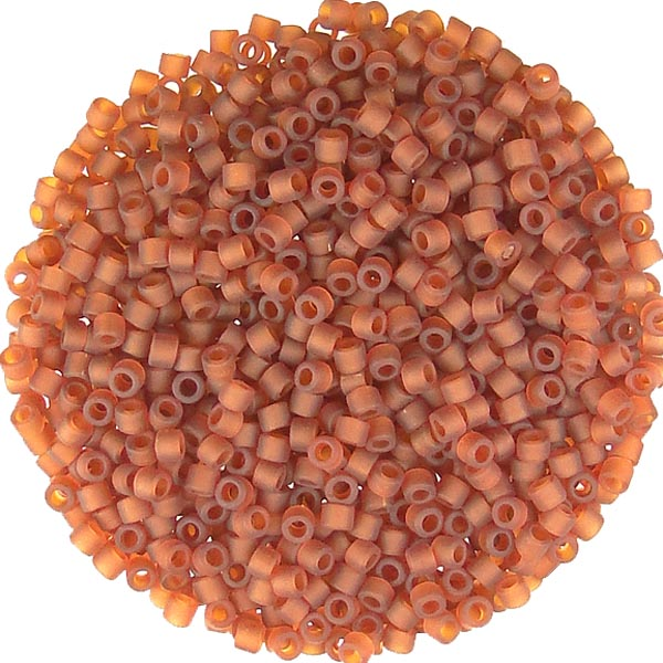 764 Matte Transparent Amber 11/0 Miyuki Delica