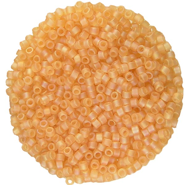 852 B Matte Light Topaz AB 11/0 Miyuki Delica