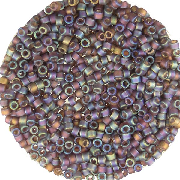 865 B Matte Chocolate AB 11/0 Miyuki Delica