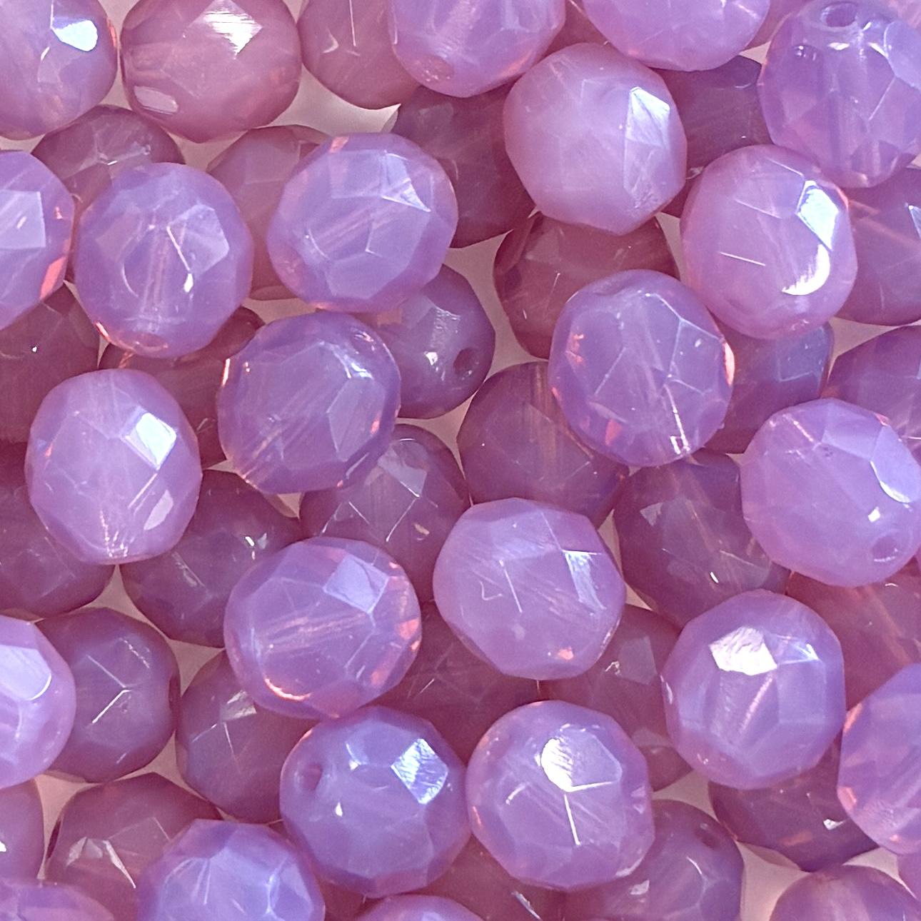 8MM Lavender Rose Opal Ball Fire Polish Ball