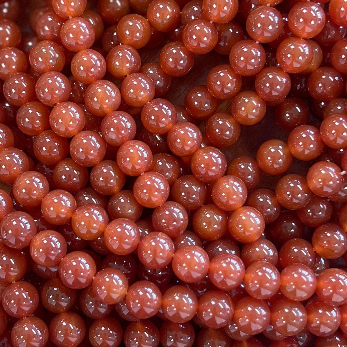 8MM Round Ball Carnelian