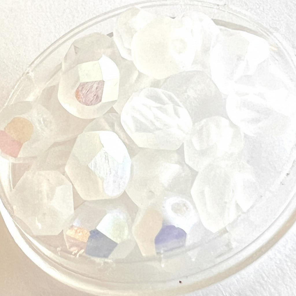 6MM Matte Crystal Ab Fire Polish Ball