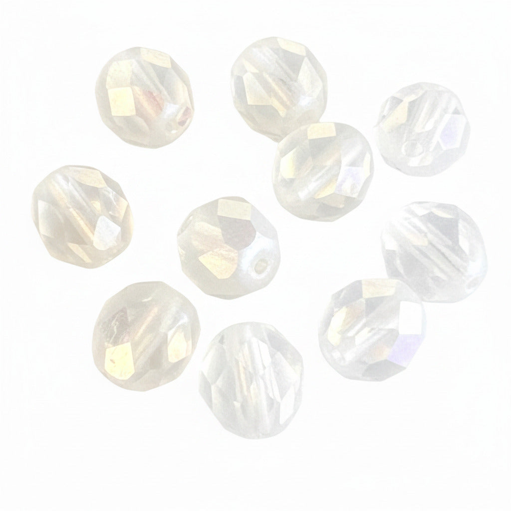 8MM Matte Crystal Ab Fire Polish Ball