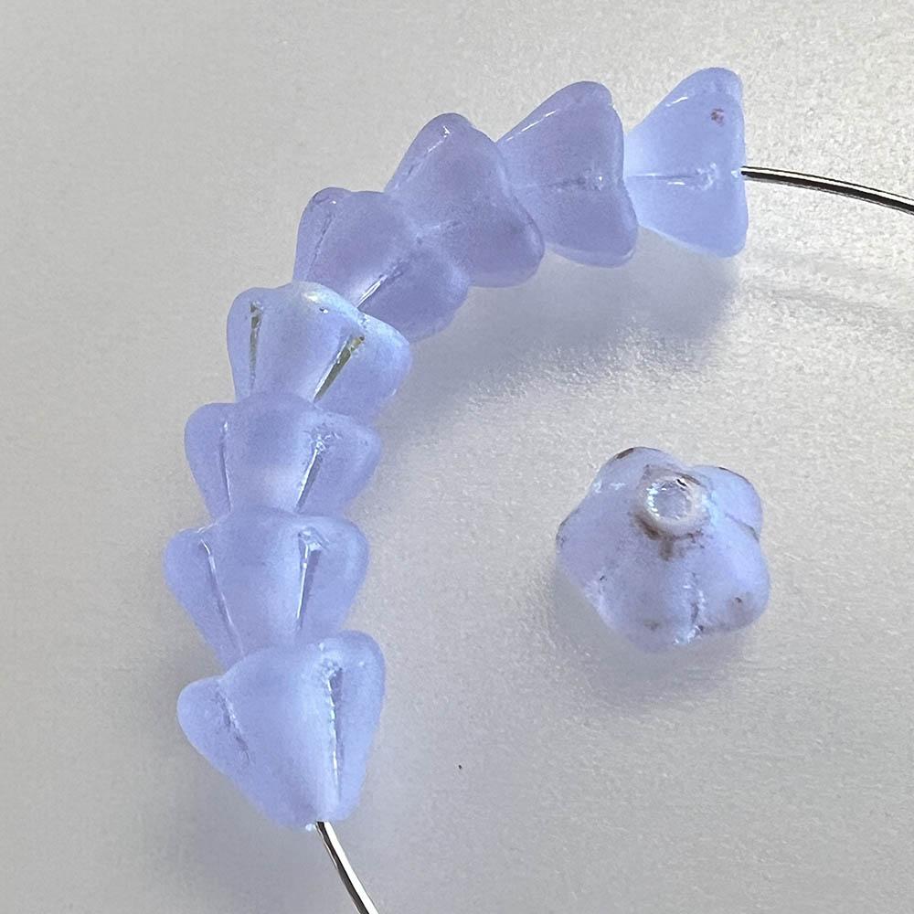 Alexandrite Matte AB 8x6MM Bell Flower