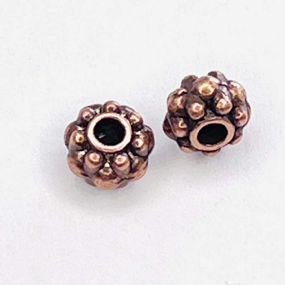Antique Copper Plate 4x6.5MM Rondelle