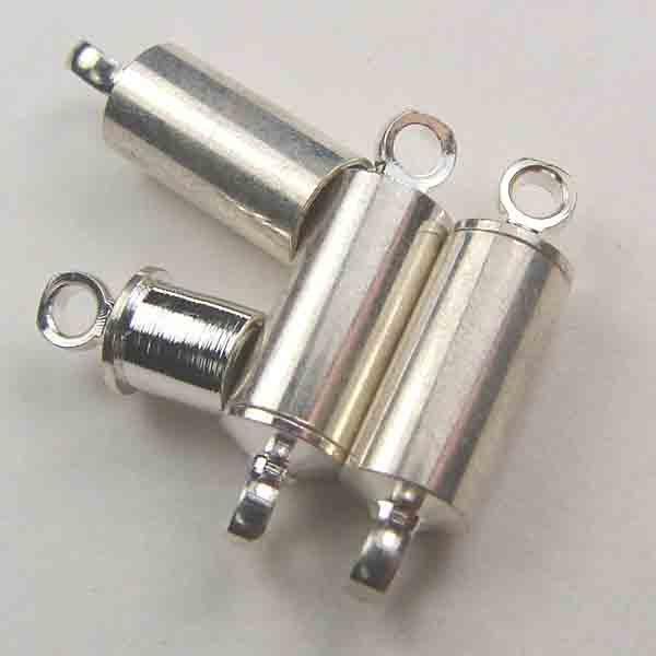 Antique Silver Plate Magnetic Clasp for 11/0 Seed Beads Souda II by Cymbal Metal Fashion Elements