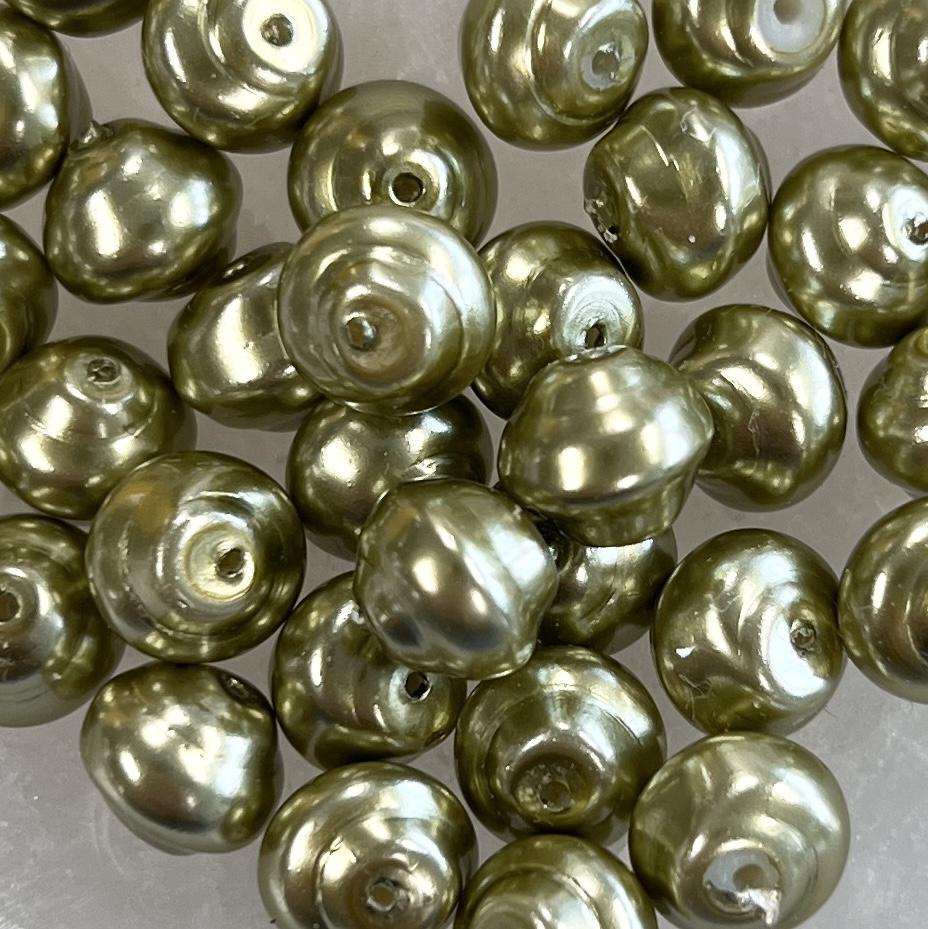 Avocado 8MM Baroque Pearl