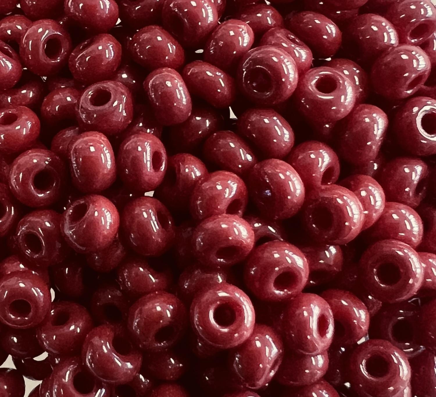 Burgundy 6/0 Seed Bead