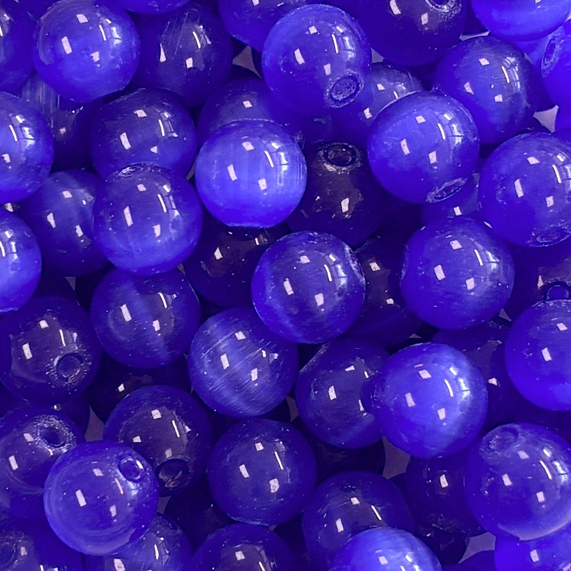 Cobalt 8MM Cat Eye Ball