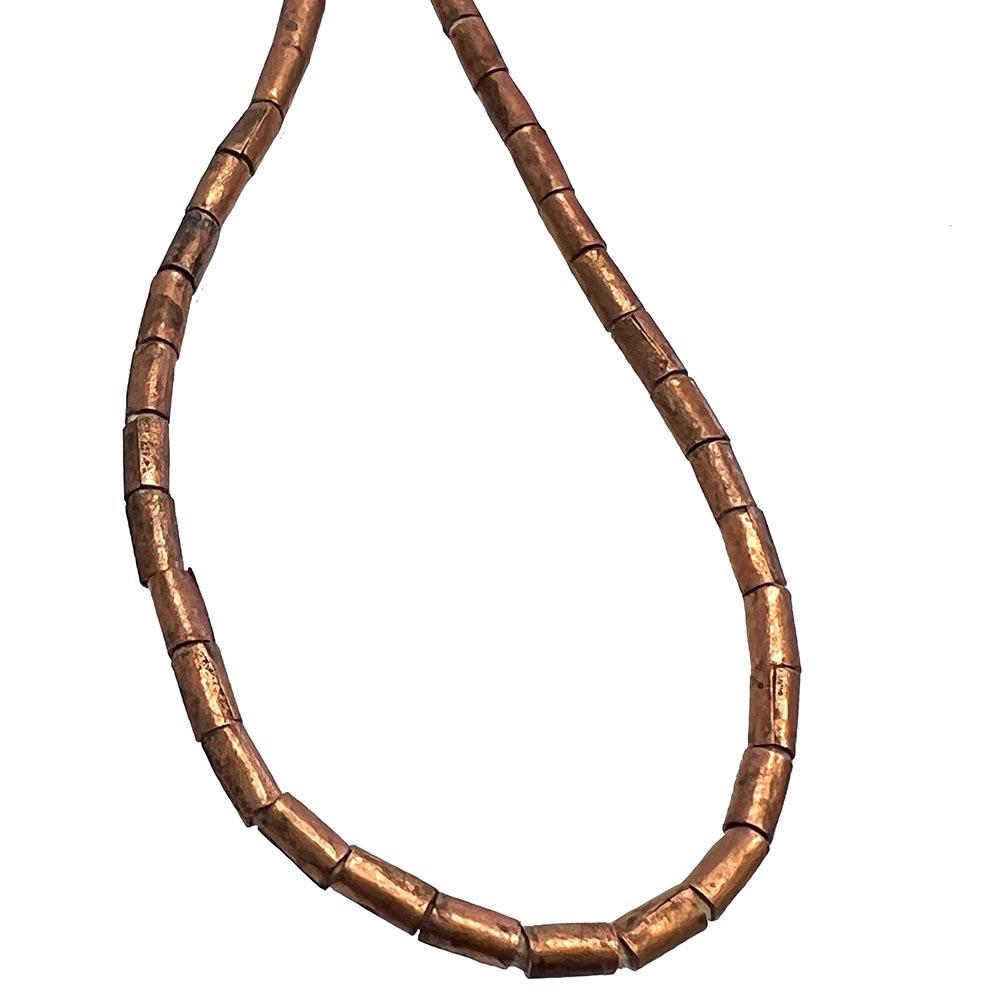 Copper 6x4MM Hand Formed Cylinder