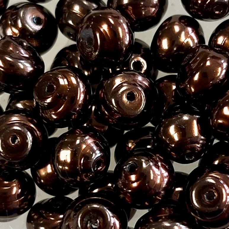 Dark Brown 8MM Baroque Pearl