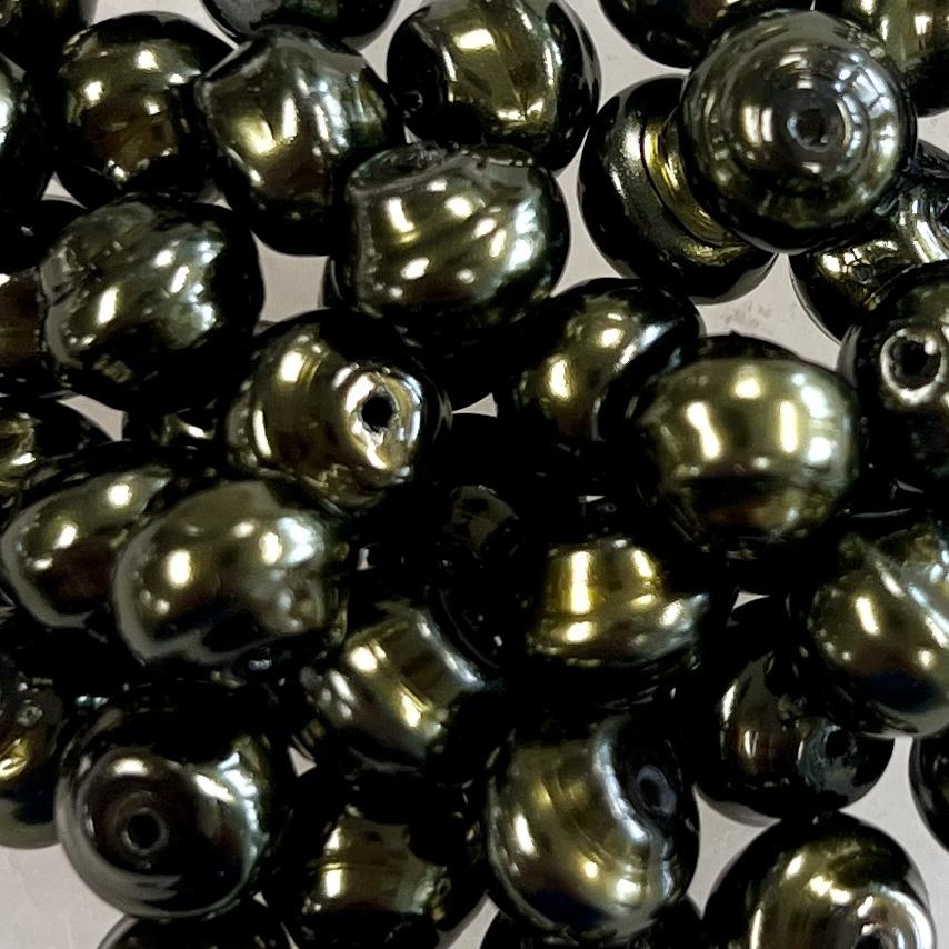 Dark Olive 8MM Baroque Pearl