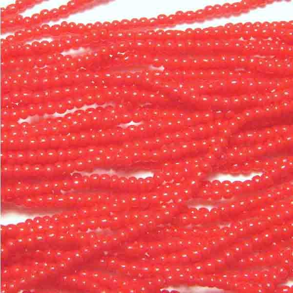 Dark Orange 16/0 Seed Bead