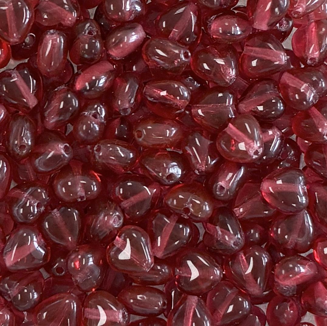 Dark Rose 6MM Heart